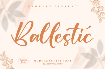 Ballestic Modern Script Font