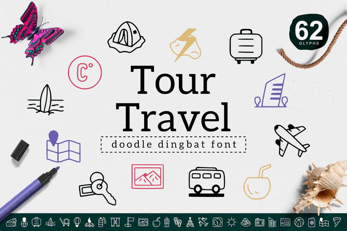 Tour Travel Dingbat