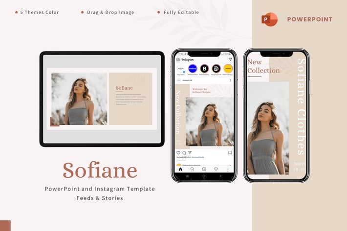  Sofiane - Powerpoint & Instagram Template