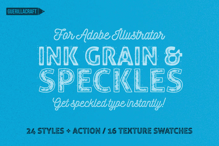 Ink Grain & Speckles for Adobe Illustrator