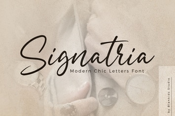 Signatria a Chic Letter Font