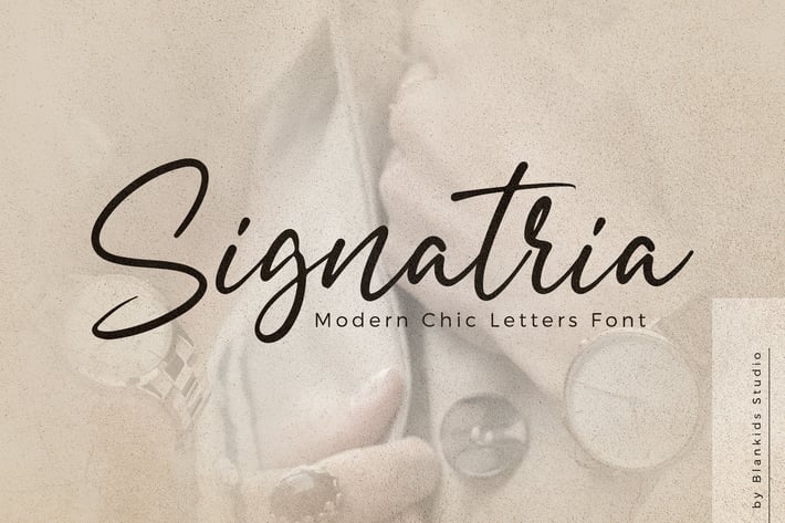 Signatria a Chic Letter Font