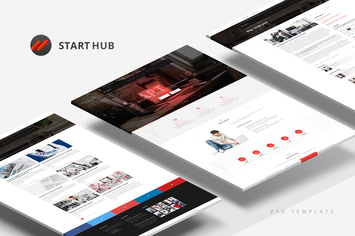 StartHub — Clean Multipurpose PSD Template