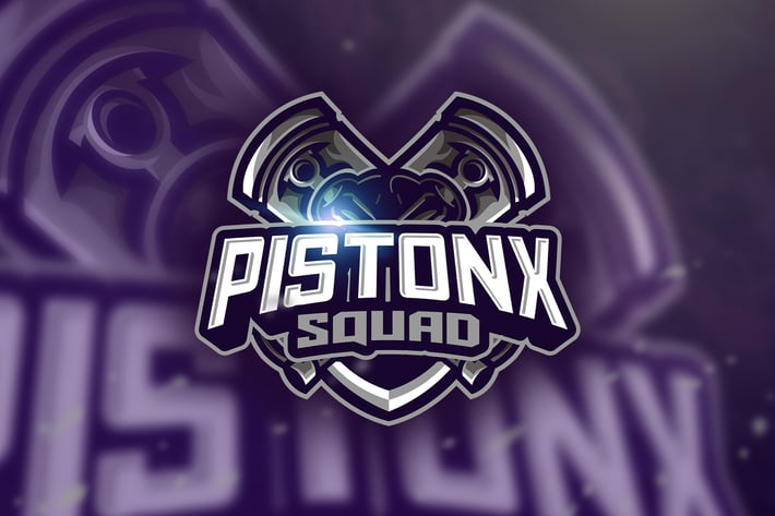 Piston Squad - Mascot & Esport Logo