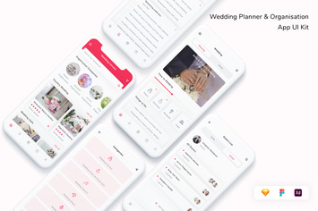 Wedding Planner & Organisation App UI Kit