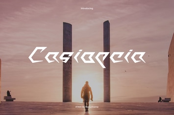 Casiopeia - Futuristic Font 