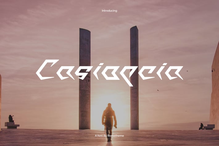Casiopeia - Futuristic Font 