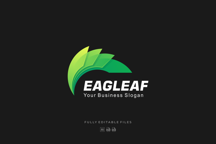 Abstract Leaf / Wing Logo Template
