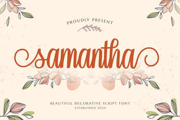 Samantha - Wedding Font