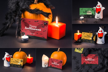Halloween Card Mock-up