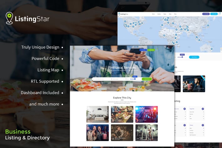 Listingstar - Directory & Listings HTML Template