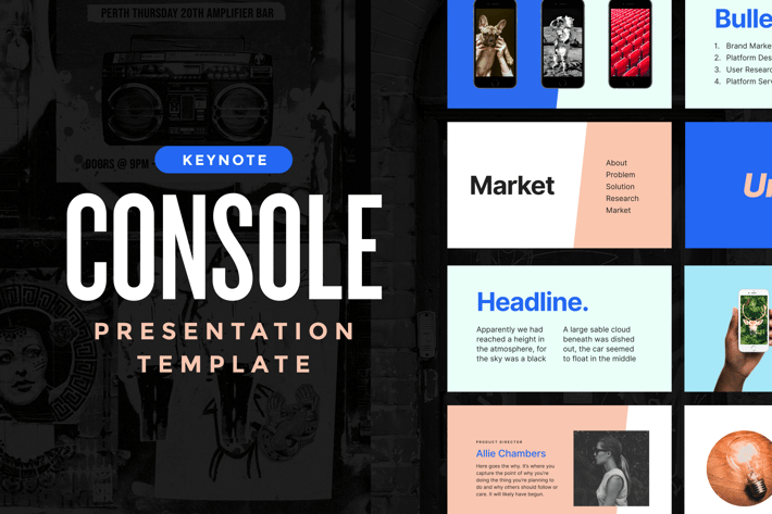 Console — Keynote Presentation Template