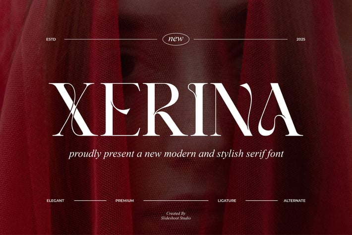 Xerina || Modern Serif Font