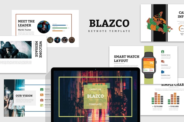 Blazco : Street Photo Keynote Template
