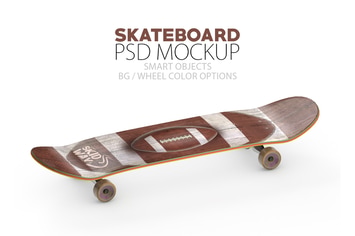 Skateboard Layered PSD Mock-ups