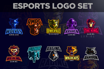 Esports Animals Logo Set