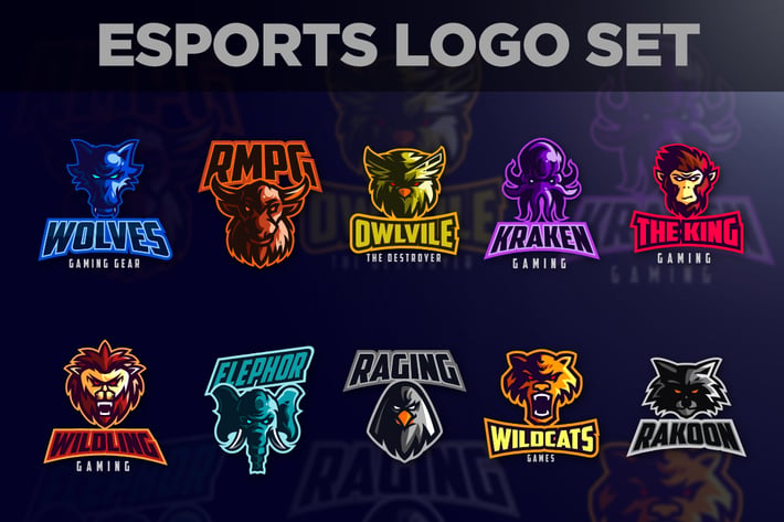 Esports Animals Logo Set