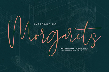 Morgarets Script Font
