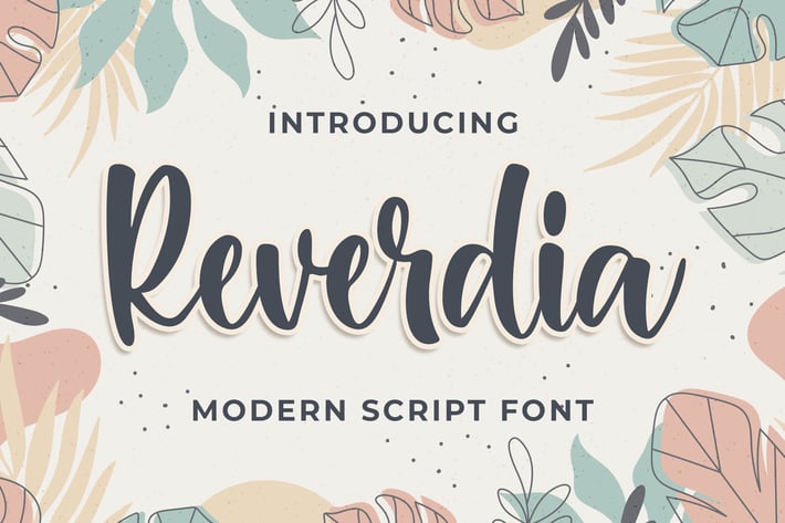 Raverdia Modern Script Font