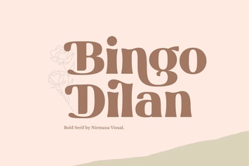 Bingo Dilan - Logo Font