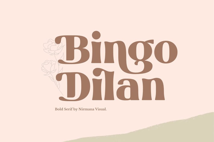 Bingo Dilan - Logo Font
