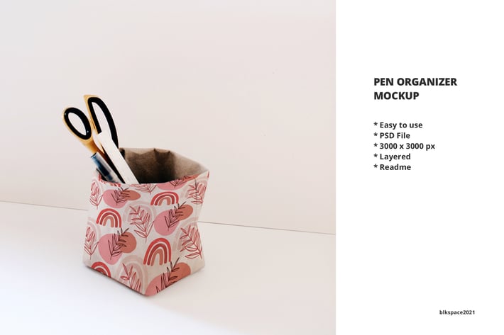 Pen Organizer Mockup