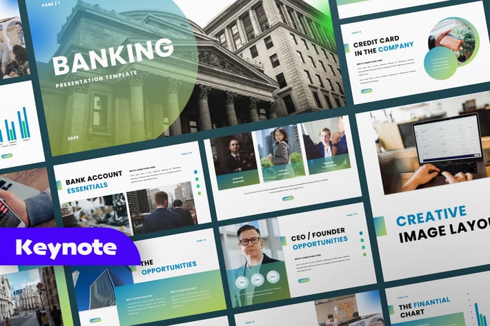 Banking Keynote Presentation Template