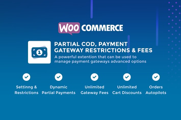 Partial COD - Restrictions & Fees - WooCommerce