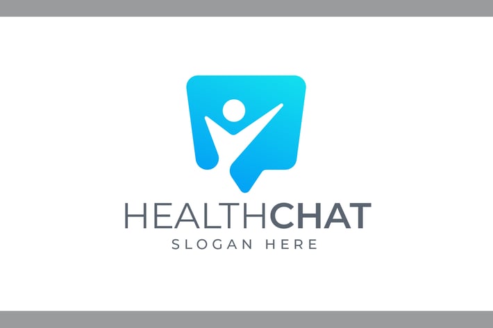 Health Chat - Health and Medical Logo