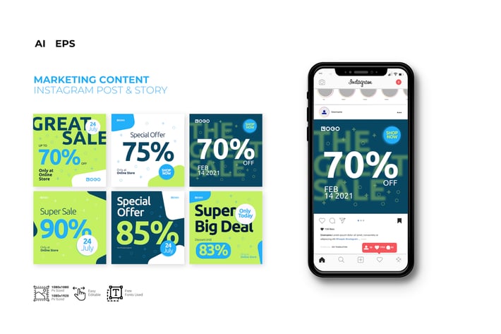 Sales Marketing Instagram Template