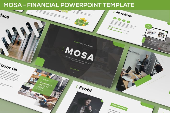 Mosa - Financial Powerpoint Template