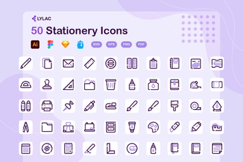 Lylac - Stationery Icons