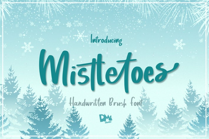 Mistletoes - Handwritten Brush Font 