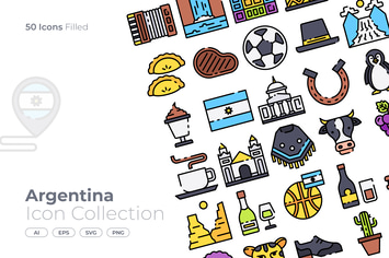 Argentina Filled Icon