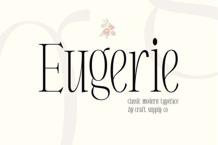 Eugerie - Classic Modern Typeface