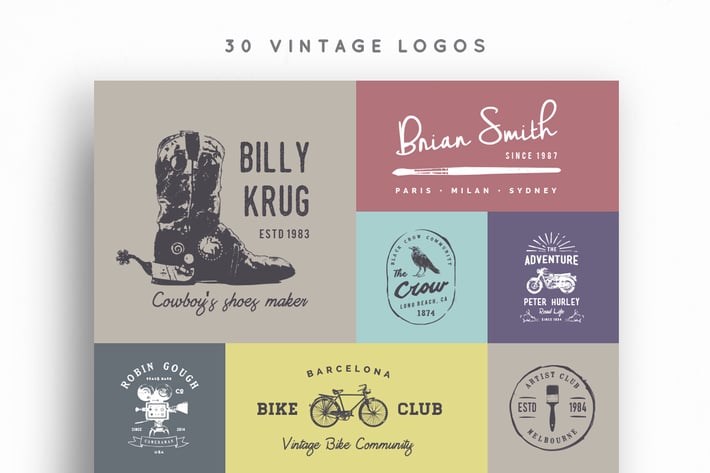 30 Vintage Logos
