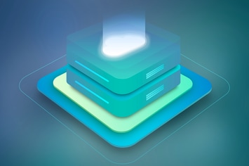 Cloud Server Hosting Isometric 3