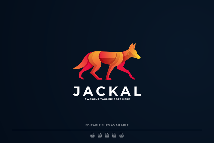 Jackal Gradient Logo