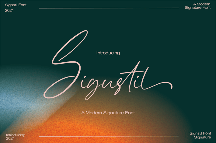 Sigustil - Signature Font