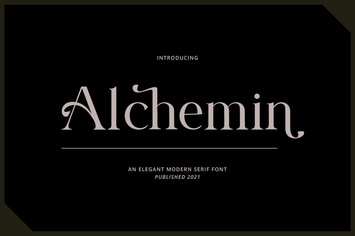 Alchemin - Advertisement Font