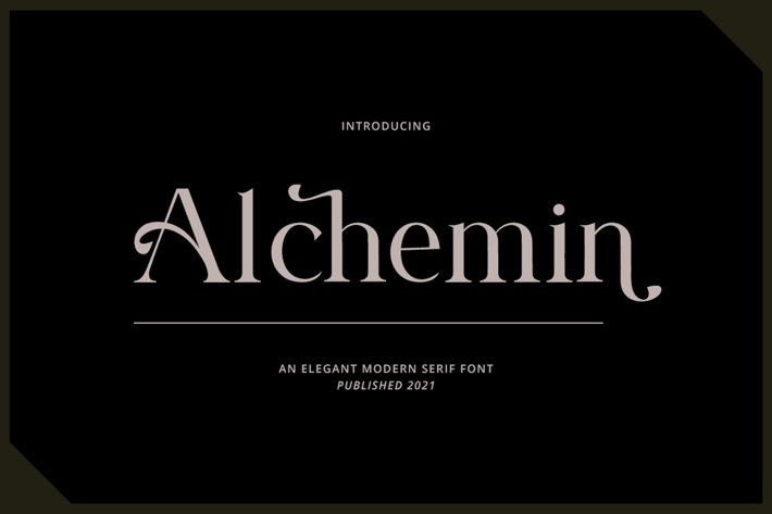 Alchemin - Advertisement Font