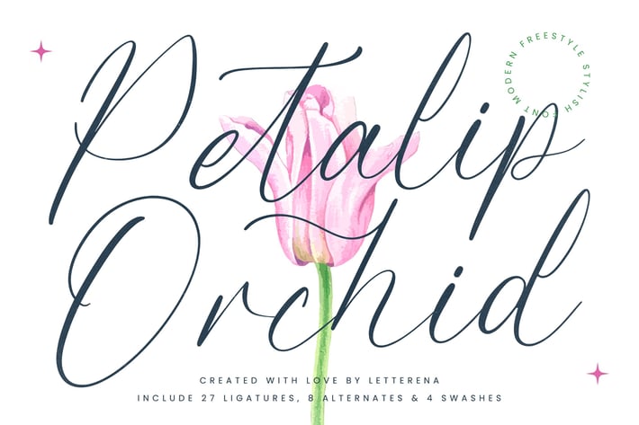 Petalip Orchid Modern Freestyle Stylish