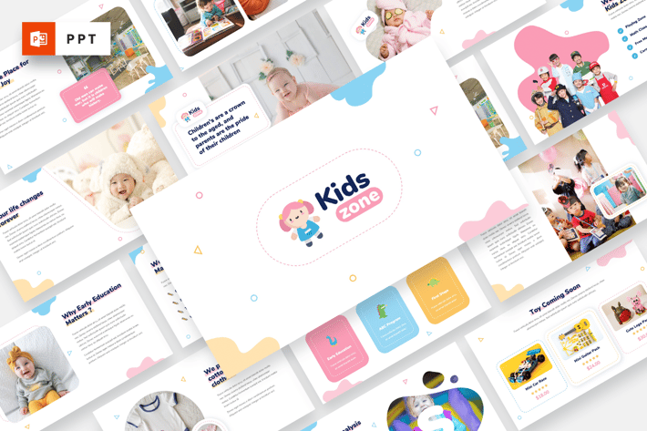 Kids Zone - Kids & Baby Powerpoint Template