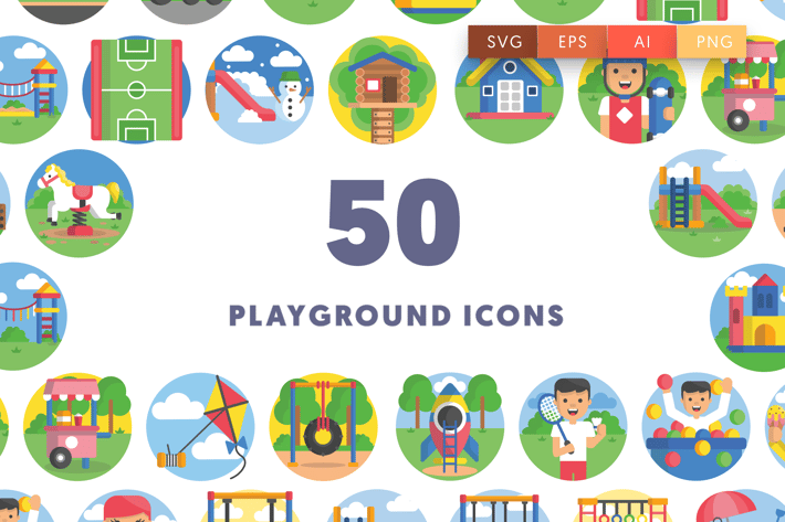 50 Playground Icons