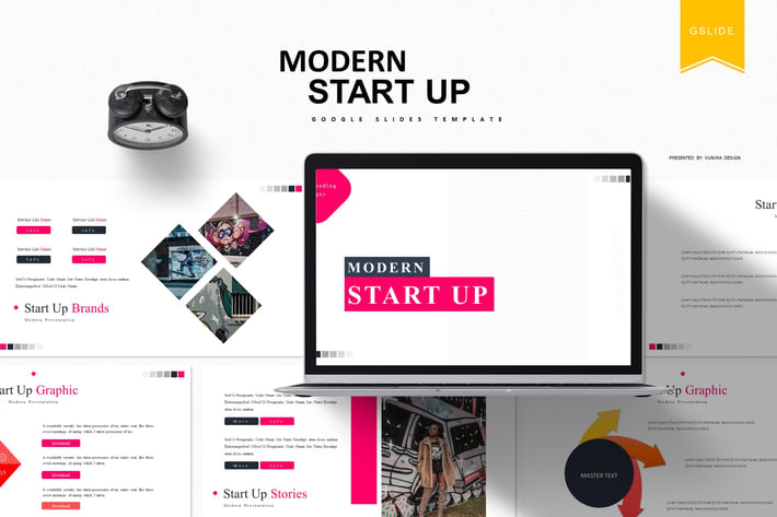Modern Start Up | Google Slides Template