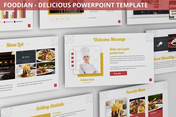 Foodian - Delicious Powerpoint Template