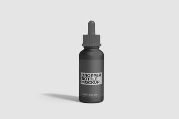 Dropper bottle mockup