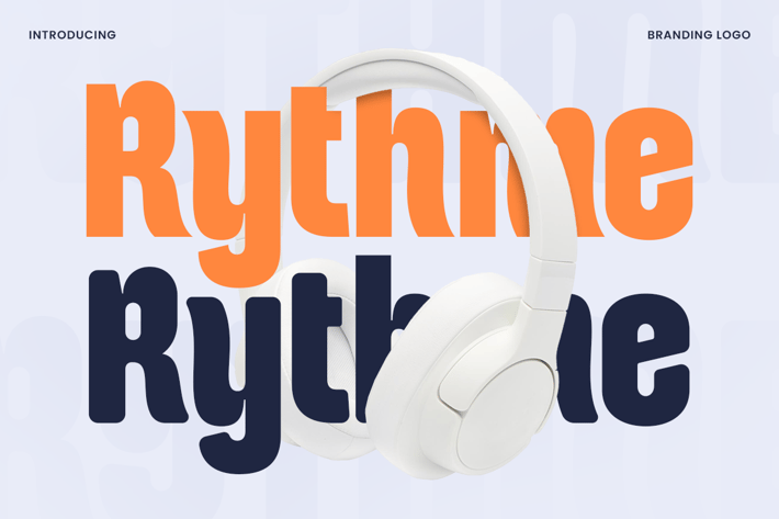 Rythme - Rounded Condensed Branding Logo Font