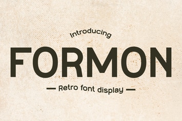 Retro Font - Formon