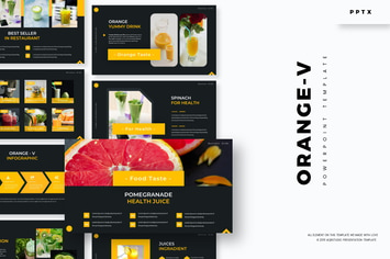 Orange-v - Powerpoint Template